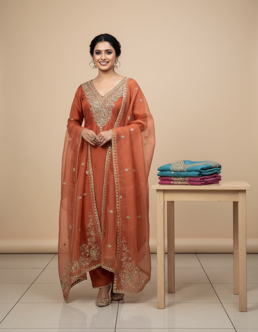 Designer Partywear Suits