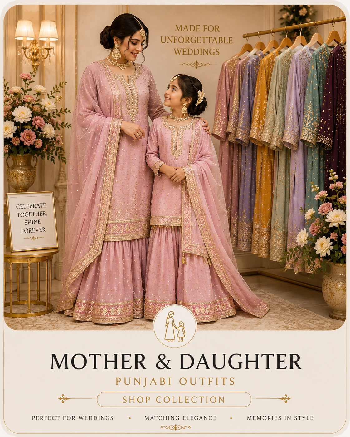 Mother or Doughter Matching Outfits