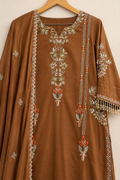 Designer Partywear Suit | Crêpe Fabric, Handwork & Pure Organza Dupatta