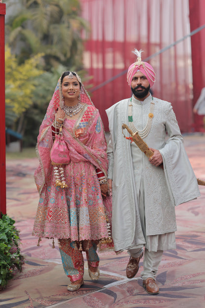 Bridal Anand Karaj & Phere Anarkali Suit